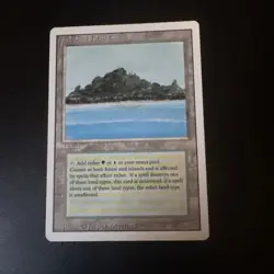 Tropical Island cards from the Magic: The Gathering Revised Edition set. - Image 1