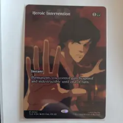 Heroic Intervention, Borderless Art Foil, Avatar, Magic the Gathering MTG NM 043 - Image 1