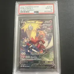 Blaziken v Silver Tempest Pokemon TCG Card PSA 10 Gem Mint TG14/TG30 - Image 1