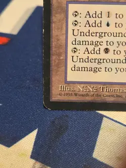 UNDERGROUND RIVER MP- Ice Age Original mtg Magic The Gathering 1995 Rare - Image 5
