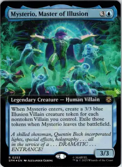 Mysterio, Master of Illusion (Extended Art) 253 Marvel's Spider-Man Foil NM - Image 1