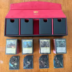 MTG Magic Universes Beyond: Warhammer 40,000 - 4 Commander Decks NM Used - Image 1