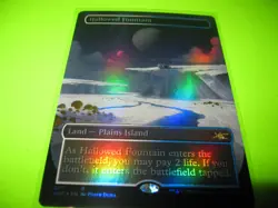 MTG Hallowed Fountain (Borderless) Unfinity Foil - Image 1