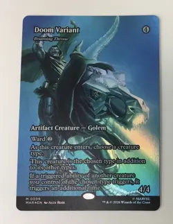 Doom Variant - Roaming Throne (Borderless) Marvel Universe Eternal-Legal Foil - Image 1