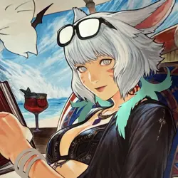 Ultra Pro Final Fantasy 14 Foil Y’shtola Extended Playmat (Anime Expo Exclusive) - Image 4