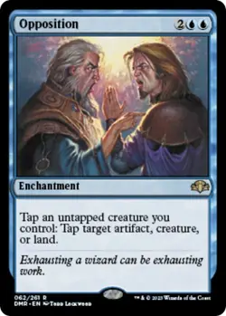 Opposition (FOIL) - Dominaria Remastered (DMR) NM Magic: The Gathering - Image 1