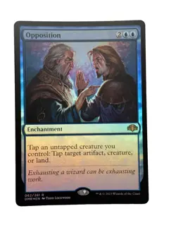 MTG Opposition Dominaria Remastered 062/261 Foil Rare NM - Image 1