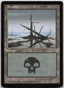 Swamp (Crossed Trees) Land Portal Magic: The Gathering Lightly Played - Image 1