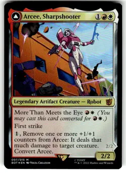 FOIL Arcee, Sharpshooter Universes Beyond: Transformers NM - Image 1