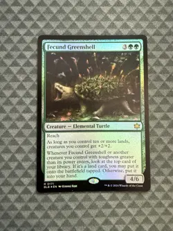 MTG Fecund Greenshell #0171 Foil Rare Bloomburrow (BLB) - Image 1