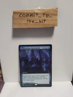 MTG Foil Extended Art Sea Gate Restoration, NM - Image 3