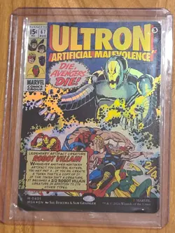Ultron, Artificial Malevolence (Borderless) (0401) Marvel Super Heroes Foil - Image 1