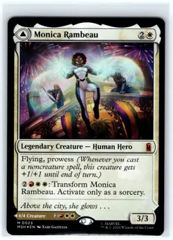 Monica Rambeau 23 Mythic Marvel Super Heroes Magic: The Gathering Foil Near Mint - Image 1