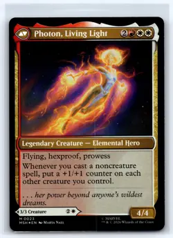 Monica Rambeau 23 Mythic Marvel Super Heroes Magic: The Gathering Foil Near Mint - Image 2
