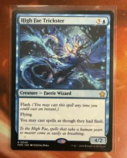 Wizards of the Coast High Fae Trickster Creature Rare MTG FDN 0040 EN 2024 - Image 1