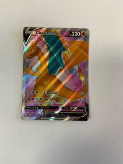 2020 Pokemon Champion's Path ETB Promo Card SWSH050 Charizard V Holo - Image 1