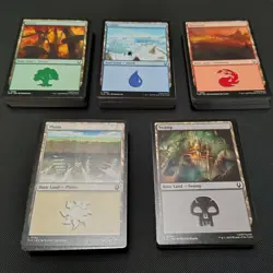 Magic The Gathering MTG Avatar TLA 250 Basic Land Set Lot 50x Each Commander EDH - Image 2