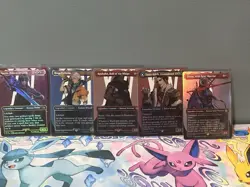 MTG Final Fantasy Borderless Foil Set 17 Cards Include Lightning, Aerith, Clive - Image 2