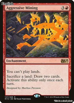 MTG Aggressive Mining [M15 - 127] MP - Image 1