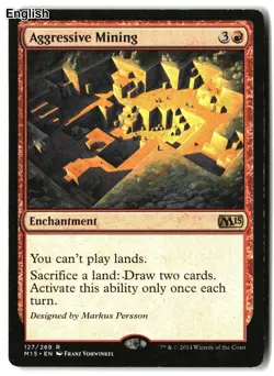 MTG Aggressive Mining [M15 - 127] MP - Image 2