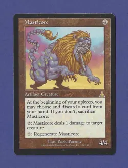 1999 Magic the Gathering - Masticore - Urza's Destiny MTG - Image 1