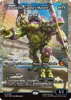 Donatello, Gadget Master (Showcase) (Fracture Foil) - 293 - NM - Teenage Muta... - Image 1