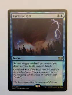 2020 NM Magic MTG Double Masters Cyclonic Rift Foil #47 - Image 1