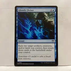 MTG Ghostly Flicker Magic: The Gathering Commander Masters Common #0098 - Image 1