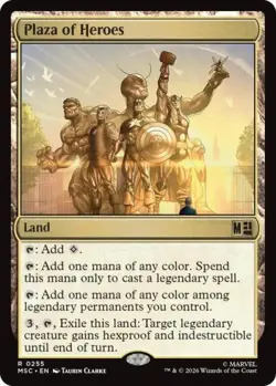 ~ Plaza of Heroes ~ NM ~ Commander: Marvel Super Heroes ~ MTG ~ - Image 1