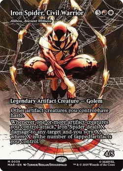 Alibou, Ancient Witness Borderless Marvel's Spider-Man NM MTG - Image 1