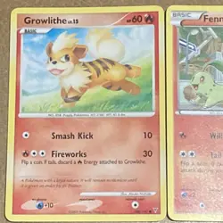 Supreme Victors Pokemon Cards, Growlithe 108/147 - Fennekin 10/124 - Image 2