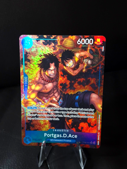 Portgas D Ace (TR) OP08-052 Royal Blood Foil - One Piece Card Treasure Rare EN - Image 1