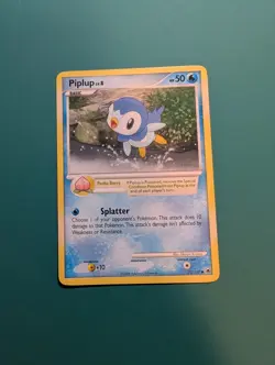 Pokemon Card 2008 Majestic Dawn Common Piplup 72/100 NM - Image 1