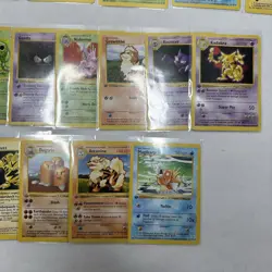Pokemon Cards 1st EDITION Shadowless Base Set Lot Machamp Magikarp Dugtrio - Image 2