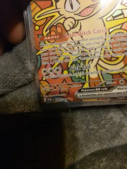 The Pokemon Company Meowth EX Full Art Holo Cat Basic Pokemon Card 121/088 - Image 2