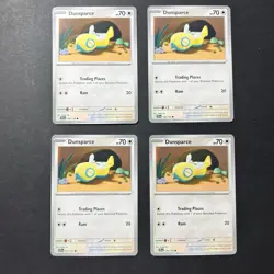 Dunsparce 120/159 x4 Playset 4x - Pokemon S&V Journey Together JTG - 4 Card Set - Image 1