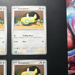Dunsparce 120/159 x4 Playset 4x - Pokemon S&V Journey Together JTG - 4 Card Set - Image 3