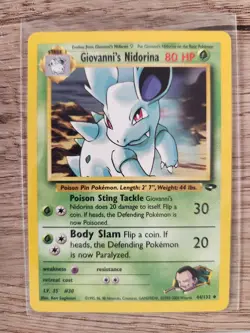 Giovanni’s Nidorina - Gym Challenge - 44/132 - Uncommon - Pokemon Card - NM - Image 1