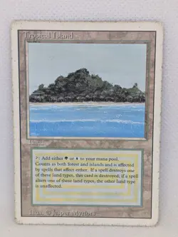 Tropical Island Revised MTG Magic The Gathering Dual Land Reserved List vintage - Image 1