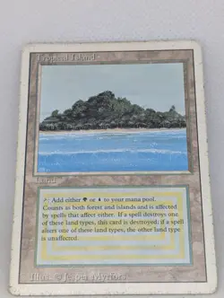 Tropical Island Revised MTG Magic The Gathering Dual Land Reserved List vintage - Image 3