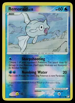 Pokemon Card - Remoraid Mysterious Treasures 95/123 Reverse Holo Common - Image 1