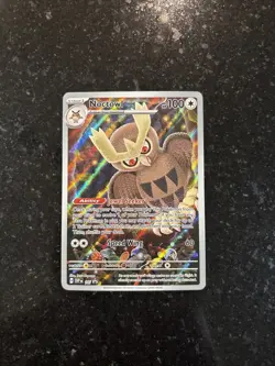 Pokemon Cards Stellar Crown Noctowl 141 Pokemon Center Promo Card! NM - Image 1