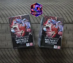 One Piece Card Game Double Pack Set Vol. 11 English | Factory Sealed (Lot of 2) - Image 1