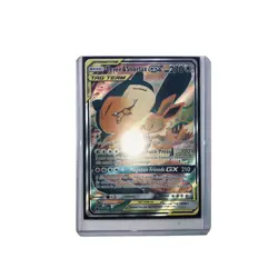 Eevee & Snorlax GX TAG TEAM Full Art Holo Pokemon TCG Card 270 HP English - Image 1