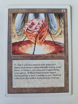 Heavy Play x 1 Mana Vault Revised Edition English 3rd edition - Image 1