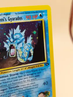 Giovanni's Gyarados Gym Challenge Holo Rare 5/132 Pokemon Card - 2000 - Image 2