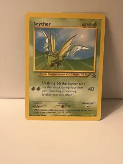 Pokemon TCG Scyther 45 Black Star Promo Card 2000 Slasher Strike- Excellent!! - Image 4