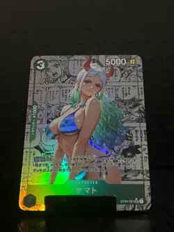 Yamato Aqua One Piece Waifu Holo Anime Card Manga Style Collectible - Image 1