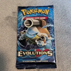 Pokemon TCG XY Evolutions Booster Pack (10 Cards) English Blastoise Art 6+ 0092 - Image 1