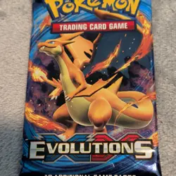 Pokemon TCG Evolutions Booster Pack (10 Cards) English Charizard Artwork 0094 - Image 3